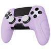PlayVital Silikonhülle für PS5 Edge weicher Gummi-Schutz Skin für PS5 Edge Wireless inklusive Daumenstick Edition Mauve rutschfester Controller,