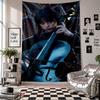 Wall TapestryWednesday Addams Art Hanging Cloth Decorative Background Cover for Room Decoration