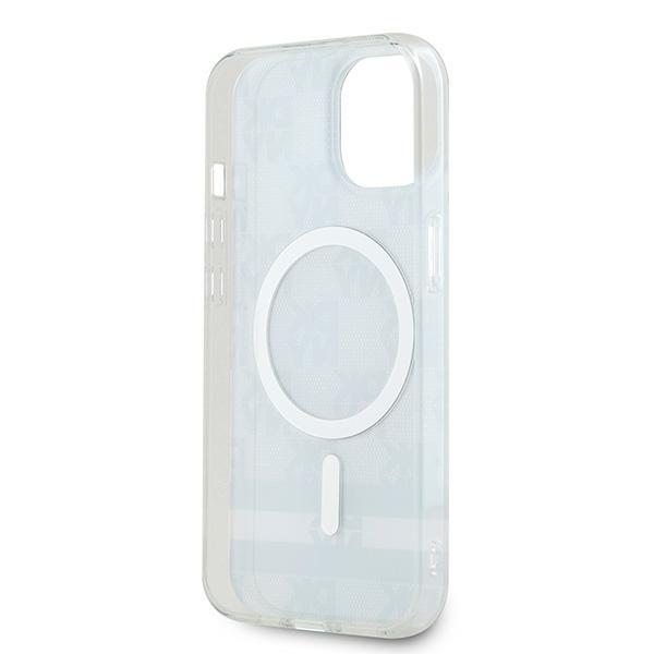 Dkny Dkhmp15Shcptsk Iphone 15 / 14 / 136.1 Czarny/Black Hardcase Iml Checkered Mono Pattern & Printed Stripes Magsafe
