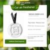Camellia Car Fragrance Diffuser, Long-Lasting Aroma Gypsum Car Perfume, Car Interior Decoration Ornament