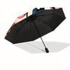 1pc Harry Potter Wizard's Automatic Open/CloseUmbrella-CuteUmbrella with Cute Design, Portable 3-Fold Compact Umbrella for Men & Women, Vale