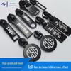 Premium Zinc Alloy Laser-Engraved Zipper Puller for Luggage & Clothing - Sizes No. 3 & No. 5