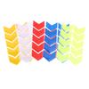 10 Piezas/Set Cinta Reflectante de Señal de Flecha Adhesivo de Seguridad de Advertencia Para Parachoques de Coche Maletero Reflector Cinta de Peligro Accesorios para Motocicleta