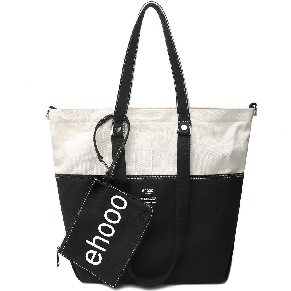 Spring Bag Canvas Bag Retro Washed Cloth Bag Bucket Bag Large Capacity Shoulder Bag