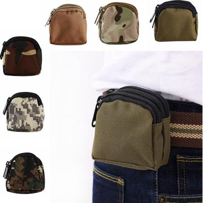 Outdoor Camping Military Tactical Mini Wodoodporna torba na talię Dwuwarstwowa torebka na monety