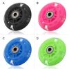 PU Children Scooter Wheel Portable Universal 80mm Repairing Rollerskate Inline Skate Colorful Wheels Part Accessories