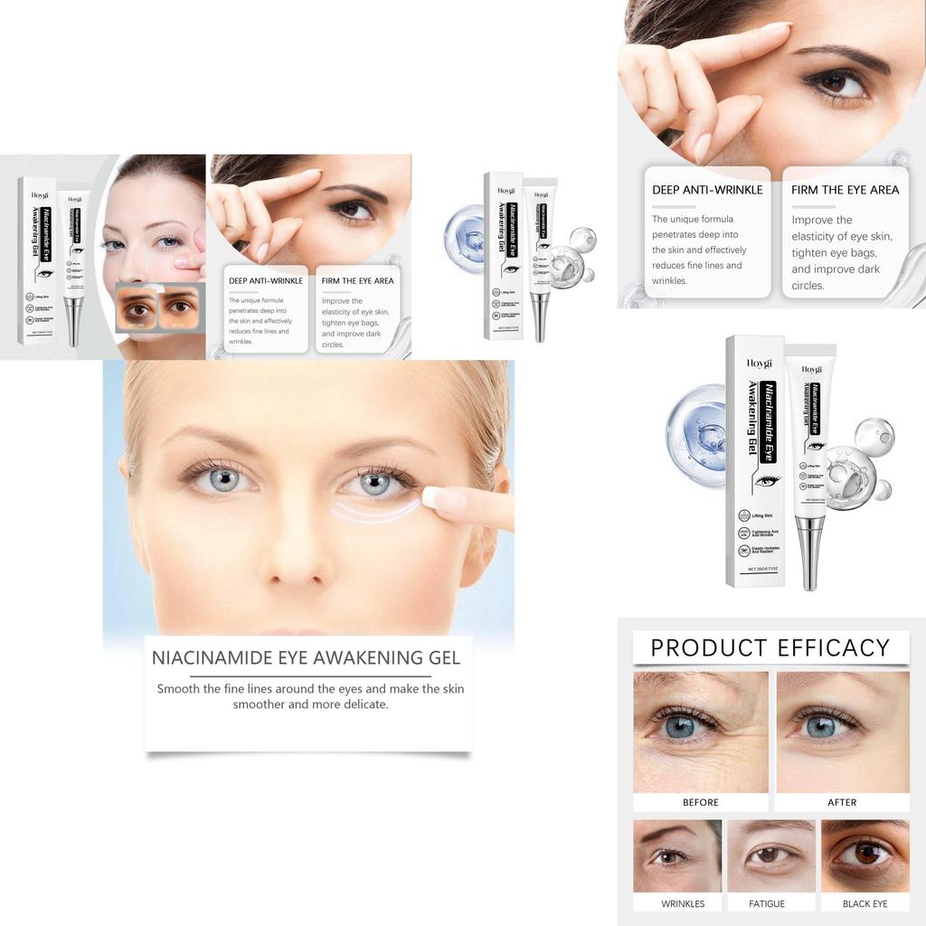 Hoygi Niacinamide Eye Gel Hydrating Nourishing Firming Skin Care Moisturizing Cream