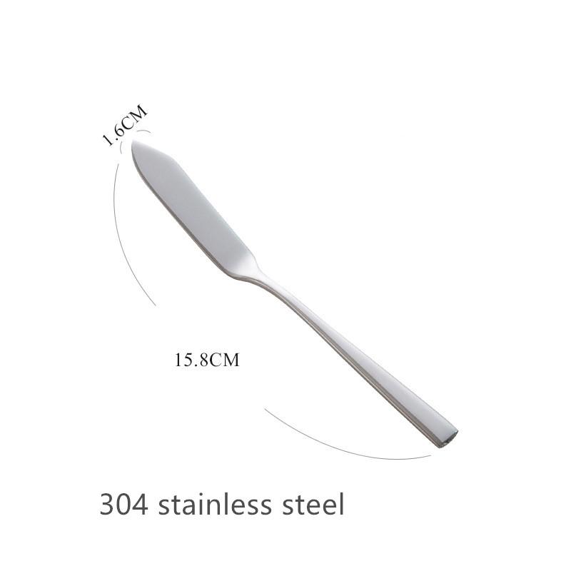 304 Stainless Steel Butter Knife, Jam Spatula, Butter Spreading Sauce, Cheese, Western Cheese, Kitchen Tools, Tableware