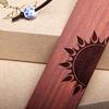 Wood Bookmarks, Unique Vintage Bookmarks Handmade Wood Page Mark Engraved Book Marks with Pendant for Book Lovers Gift