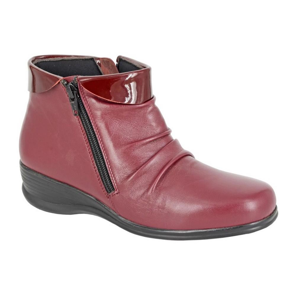 Mod Comfys Womens/Ladies Softie Leather Ankle Boots