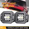5 Inch Flush Mount LED Work Light Spot Flood Light Bar Bright Beam Fog Lamp For Jeep Off Road 4x4 ATV Truck Trailer Headlight