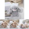 Realistic Adorable Rabbit Plush Keychain With Soft Pp Cotton Stuffing Cute Keyring Toy Perfect For Couples And Bags Car