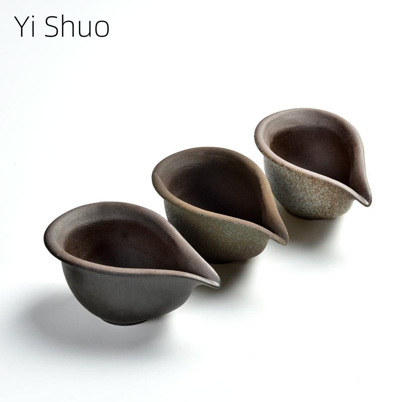 Coarse Pottery Fair Cup Tea Sea Kiln Change Ceramic Tea Dispenser Uniform Cup Kung Fu Japanese Fair Cup