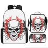 Skull Schoolbag for Primary School Students, Kindergarten New Schoolbag for Boys and Girls, Grades 2345 and 6