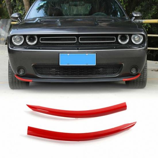 Front Bumper Lip Cover Trim Frame Bezel for 15+Dodge Challenger SXT Accessories
