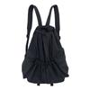 Backpack Women's Lightweight Simple Casual School Bag Large Capacity Drawstring Folded Nylon Backpack Women