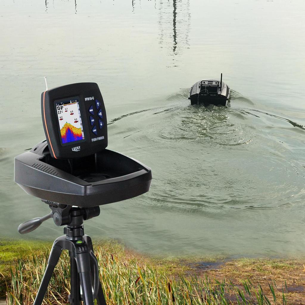 Leqi Wireless Sonar Fish Finder with 300m Long-Distance Detection