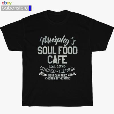 The Blues Brothers Murphy'S Soul Food Black/White/Grey/Navy T Shirt Size S-5XL