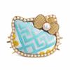 Ethnic  Woven Hair Clip, Cute Cat Shape Hair Accessory for Daily Wear