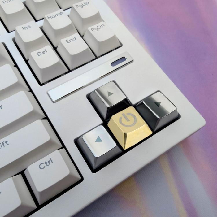Elegant ESC Keycap, Zinc Alloy with Lasers Etching Key Button Covers for Customs Mechanical Keyboards