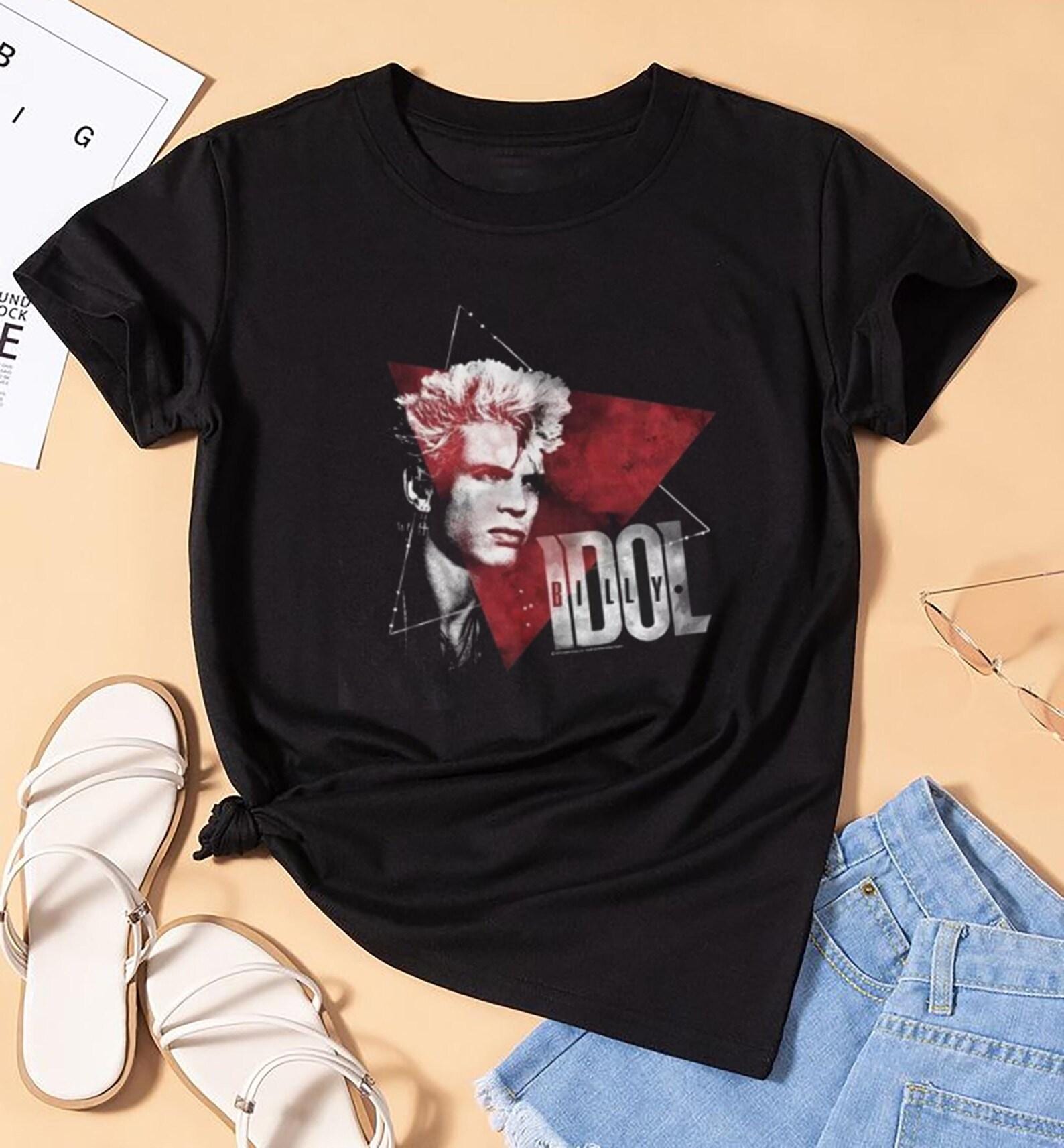 Billy Idol 90s Vintage T shirt, Billy Idol Tour 2025 Shirt, Billy Idol Fan Shirt, Billy Idol Merch, Billy Idol Graphic Tee, Tour 2025 Shirt 3XL