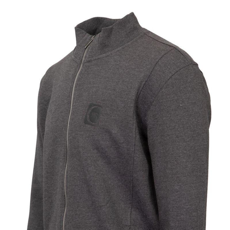 Men's CERRUTI Zip-up Cogollo Sports Sweatshirt with Funnel Neck