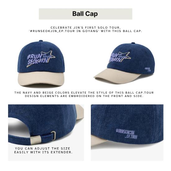 BTS Run Seokjin Ball Cap