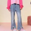 Girls' Slit Flare Denim Jeans