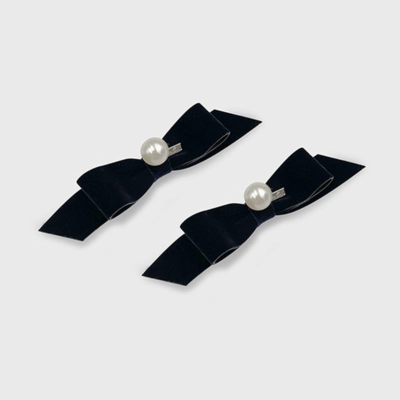 

Jean Paul Clarisse [2SET] Classic Pearl Ribbon Clip JP-22-170CC 2 black