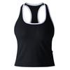New Thread Knitted Yoga Sleeveless U-Neck Vest, Quick Drying Breathable Tight Fitting Top, Running, Fitness, Beautiful Back For Women