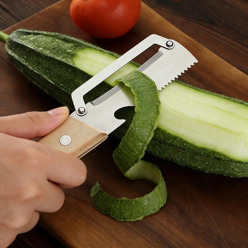 Stainless Steel Vegetable Peeler 2 In 1 Ultra Sharp Kitchen Tool Multi Functional Fruit Potato Carrot Peeling For Home Chefs