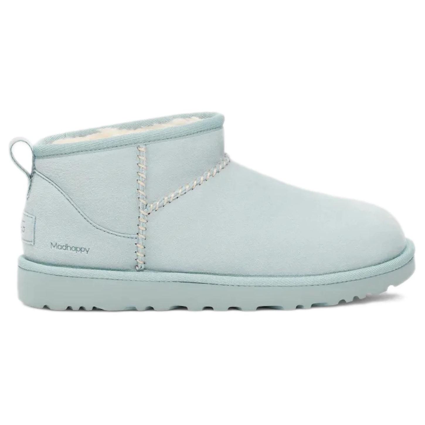 Madhappy x UGG Классические ботинки Classic Ultra Mini Snow Унисекс Кроссовки Синие — фото 2