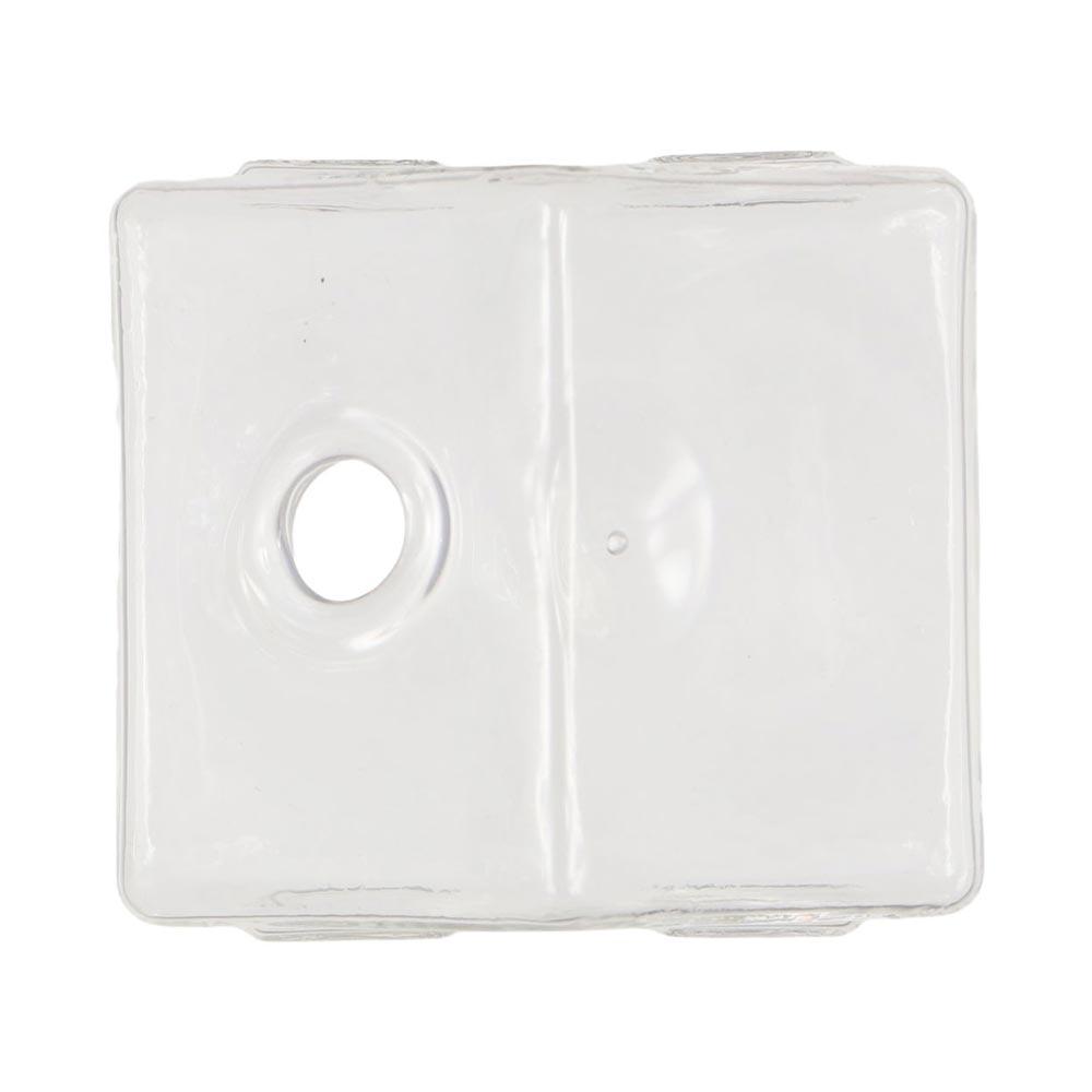 Polished Transparent Vase Container Glass Art Hydroponic Vase Ornament  Flower Arrangement