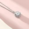 Silver Jewelry S925 Sterling Silver Clover Necklace Accessory Design Jewelry Love Choker Heart Pendant