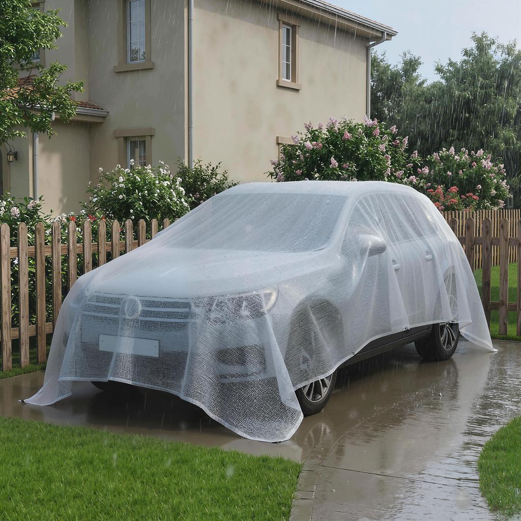 4 x 6m Waterproof Tarpaulin Heavy Duty 140GSM PE Tarp White