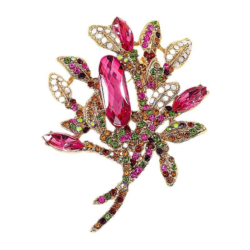Vintage Floral Brooch Flower Atmospheric Brooch Women'S Clothing Coat Corsage