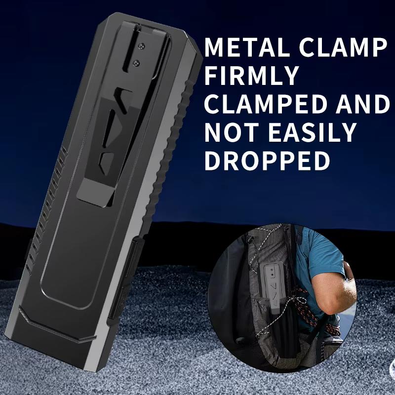 SD-31 Portable Aluminum Alloy LED Flashlight EDC Tactical Rechargeable Work Light 1500 Lumens USB-C Rechargeable Waterproof