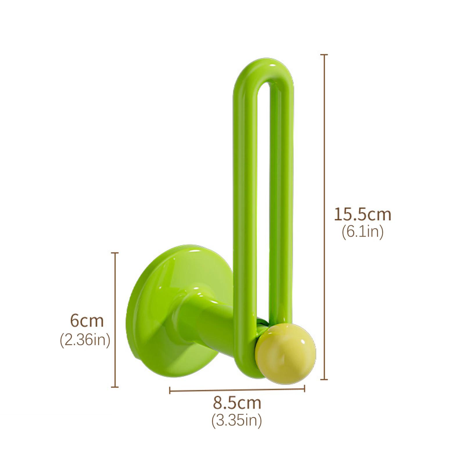 

L-образный крючок, настенная вешалка без сверления для обручей для волос, пальто, шляп, полотенец, одежды, кухонные и ванные аксессуары для подвешивания 6*8.5*15.5cm зелёный