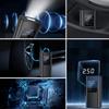 Wireless Smart Portable Digital Display Tire Inflator One Touch Fast Inflation with LED Light for Car Motorcycle Bike