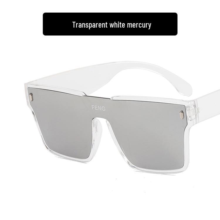 

Унисекс Повседневные Спортивные Солнцезащитные Очки с Крупной Оправой – Звездный Стиль, Модная Защита от УФ-лучей As Shown