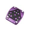 ACROPIX Motorcycle Aluminum Brake Pedal Pad Cover Black Purple 1pcs