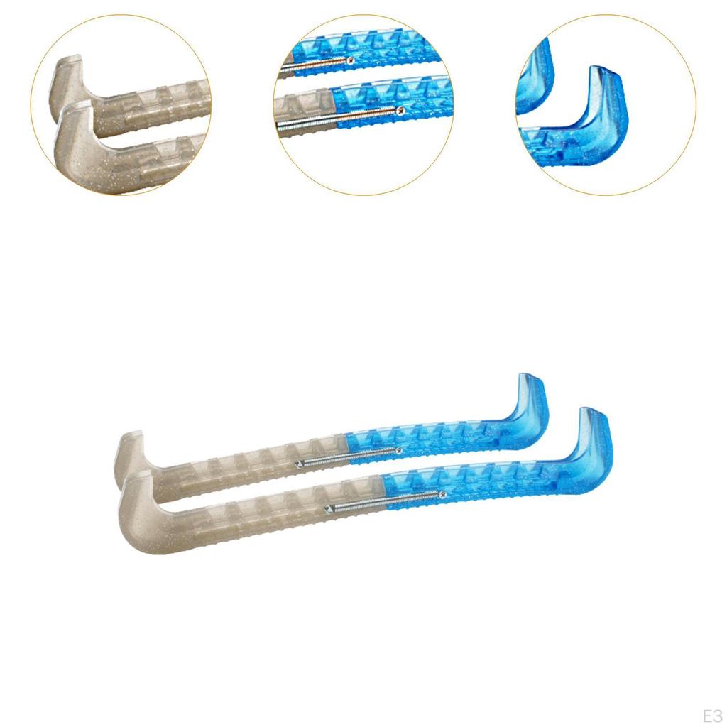 2 Pieces Figure Ice Skate Guards Hockey Blade Covers Fashion AntiSlip Protector for