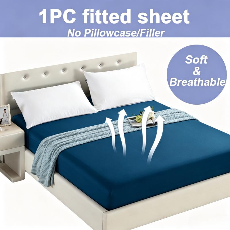Waterproof Fitted Bed Sheet With 360 Elastic Band Mattress Protector Cover Bedspreads for Single Double King Queen Size Bedsheet