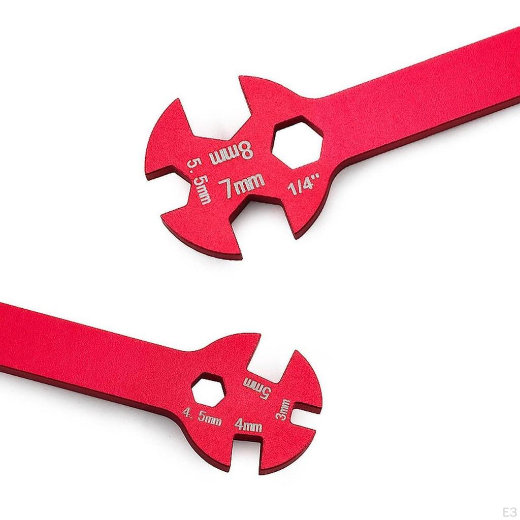 RC Car Opens End Wrench Aluminum Alloy Accessories High Performance Versatile Portable Sturdy