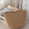 Nordic Straw Woven Beach Tote: Large Capacity, Summer Versatile, Single Shoulder Bag for Seaside Vacations