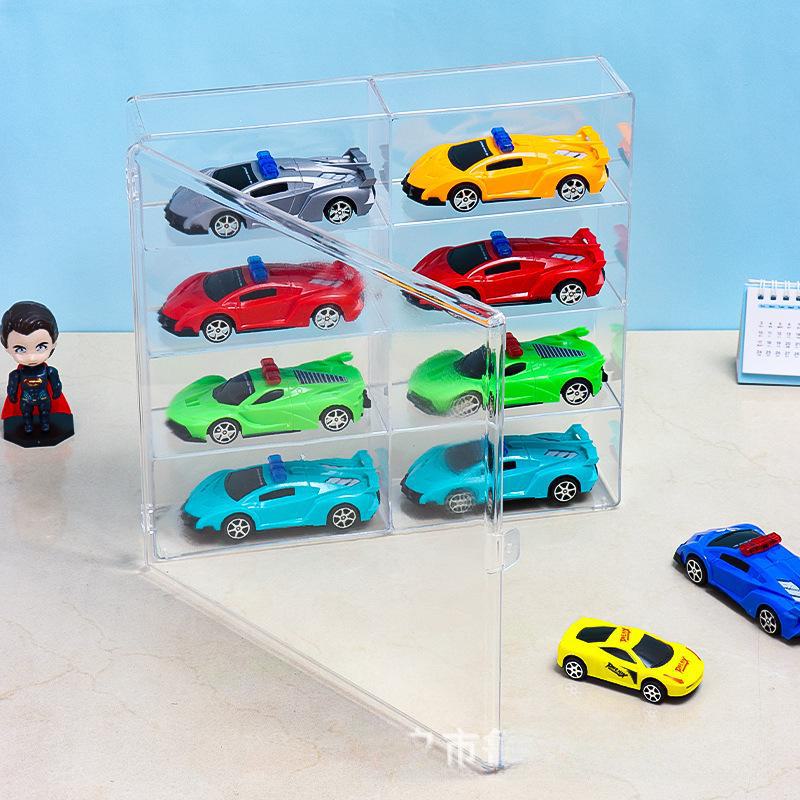 Acrylic Display Stand for Toy Car Models (Fits Tomica & Hot Wheels)