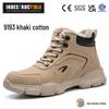 Autumn/Winter Steel Toe Anti-Puncture Work Boots - High-Top, Wear-Resistant Safety Shoes
