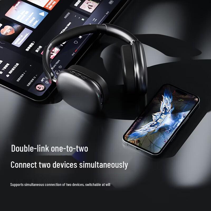 Aigo WH300 Over-Ear Active Noise Cancelling Bluetooth Headset