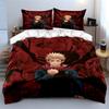 Anime Characters with Red Background. Bedding Sets Duvet Cover Sets Duvet Covers Pillowcases(1*Duvet Cover 2*Pillowcases Without Duvet Insert)
