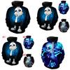 Cartoon Frisk Undertale 3D-Druck Hoodies Sweatshirt Pullover Jacke Sweatshirt